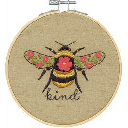 Bee Kind Embroidery Hoop Kit