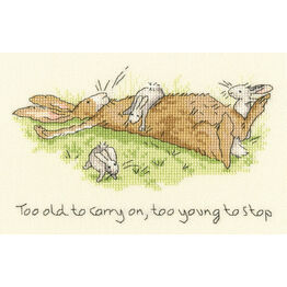 Too Young To Stop Cross Stitch Kit
