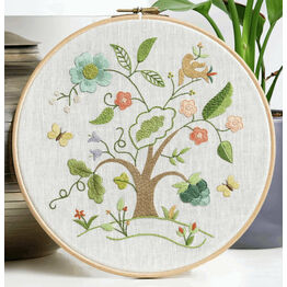 Aurora: Tree Of Life 1 Embroidery Kit (Hoop Not Included)