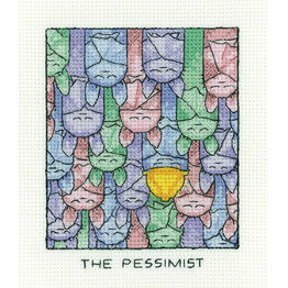 The Pessimist Cross Stitch Kit