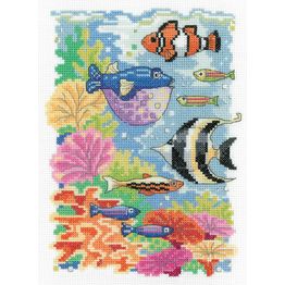 Tropical Fish Cross Stitch Kit
