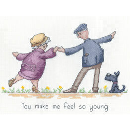 You Make Me Feel So Young Cross Stitch Kit
