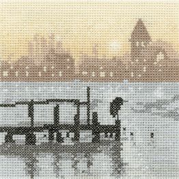 Heron Lake Cross Stitch Kit