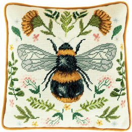 Botanical Bee Tapestry Panel Kit