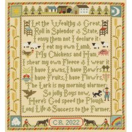 The Farmer's Prayer Cross Stitch Kit