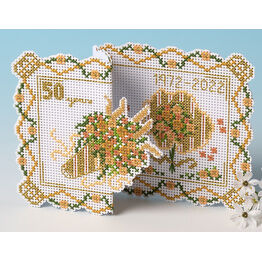 Gold Variations De-Luxe 3D Cross Stitch Card Kit