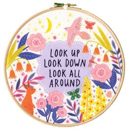 Look Up Embroidery Hoop Kit