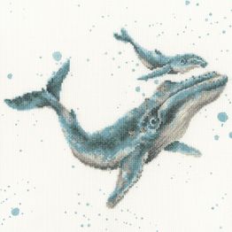 Marine Blue Cross Stitch Kit