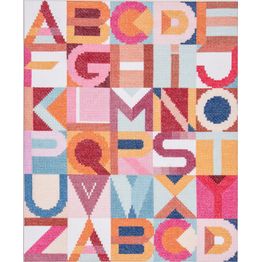 Modern Graphic Alphabet Sampler Cross Stitch Kit