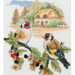 Autumn Bullfinches Cross Stitch Kit