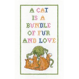 Bundle Of Fur Cross Stitch Kit