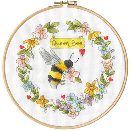 Queen Bee Cross Stitch Kit