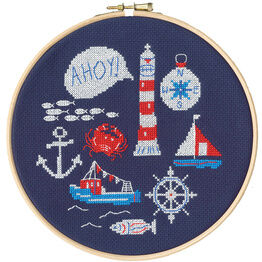 Ahoy Cross Stitch Kit