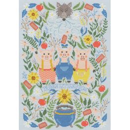 Three Little Pigs Cross Stitch Kit