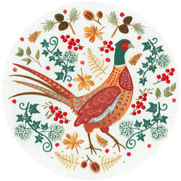 Folk Pheasant Embroidery Kit