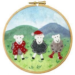 Woolly Jumpers Felt Embroidery Hoop Kit
