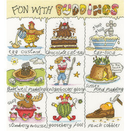 Fun With Puddings Cross Stitch Kit