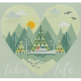 Lakes Life Cross Stich Kit
