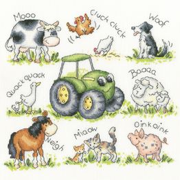 Farmyard Friends Cross Stitch Kit