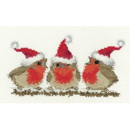 Festive Robins Cross Stitch Kit