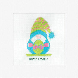 Gonk Easter Egg with Bow Cross Stitch Card Kit