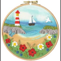 Poppy Cove Embroidery Kit