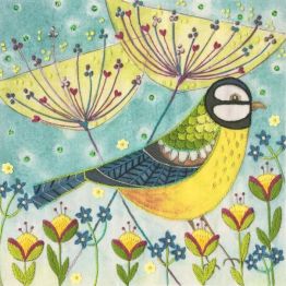 Blue Tit Embroidery Kit