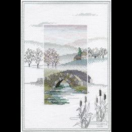 Misty Mornings - Winter Bridge Cross Stitch Kit