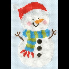 Merry - Snowman Cross Stitch Kit