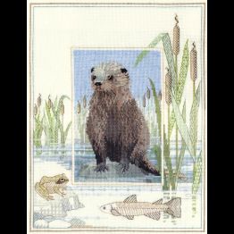 Wildlife - Otter Cross Stitch Kit