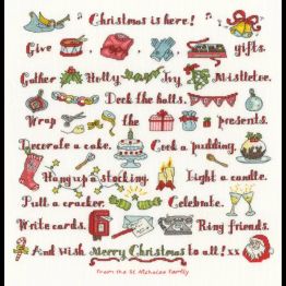 Christmas Is Here! Cross Stitch Kit