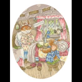 Breakfast In Bed Cross Stitch Kit