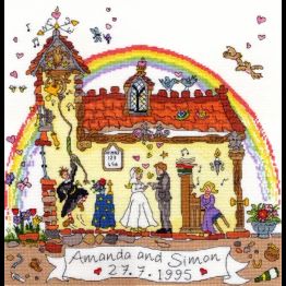 Cut Thru’ Wedding Cross Stitch Kit