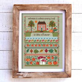 Pumpkin Cottage Cross Stitch Kit