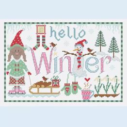 Hello Winter Cross Stitch Kit