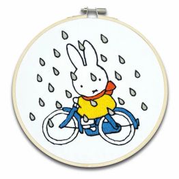 Miffy Cycling Embroidery Kit 