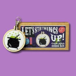 Let's Stir Things Up! Halloween Mini Matchbox Cross Stitch Kit