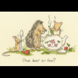 One leaf or two? Cross Stitch Kit