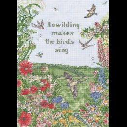 Rewild And Sing Cross Stitch Kit
