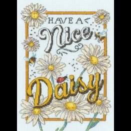 Nice Daisy Cross Stitch Kit