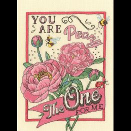 Peony The One Cross Stitch Kit