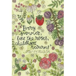 Roses Of Summer Cross Stitch Kit