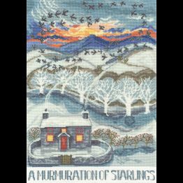 A Murmuration Of Starlings Cross Stitch Kit
