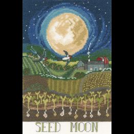 Seed Moon Cross Stitch Kit