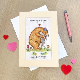 Big Bear Hugs Cross Stitch Kit