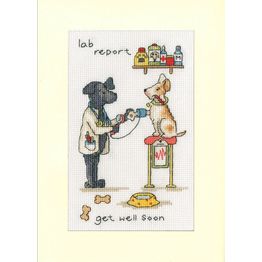 Lab Report Cross Stitch Kit