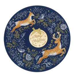 Woodland Wreath Cross Stitch Kit