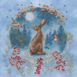 Midnight Moongazer Cross Stitch Kit