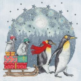 Winter Waddle Cross Stitch Kit