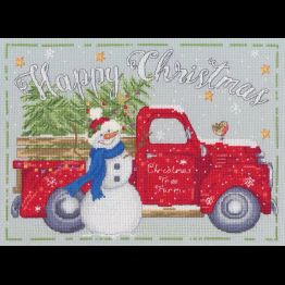 Christmas Tree Farm Cross Stitch Kit
